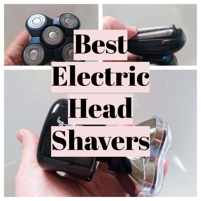 best electric head shavers collage
