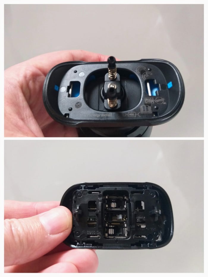 blade head removed for Braun series 5