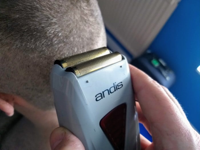 finishing fades with Andis ProFoil shaver