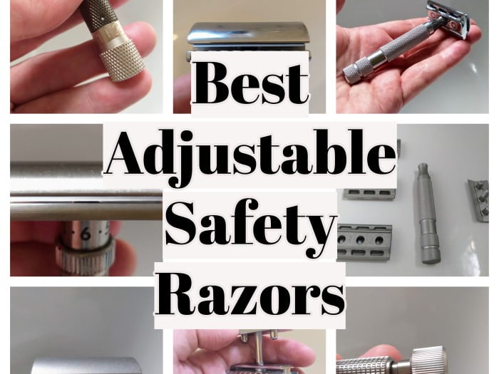 adjustable safety razors collage