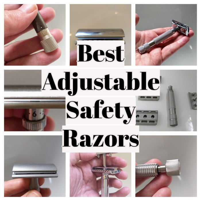 best adjustable safety razors collage of various razors