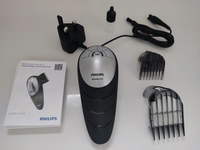 contents of Phillips qc5570 box