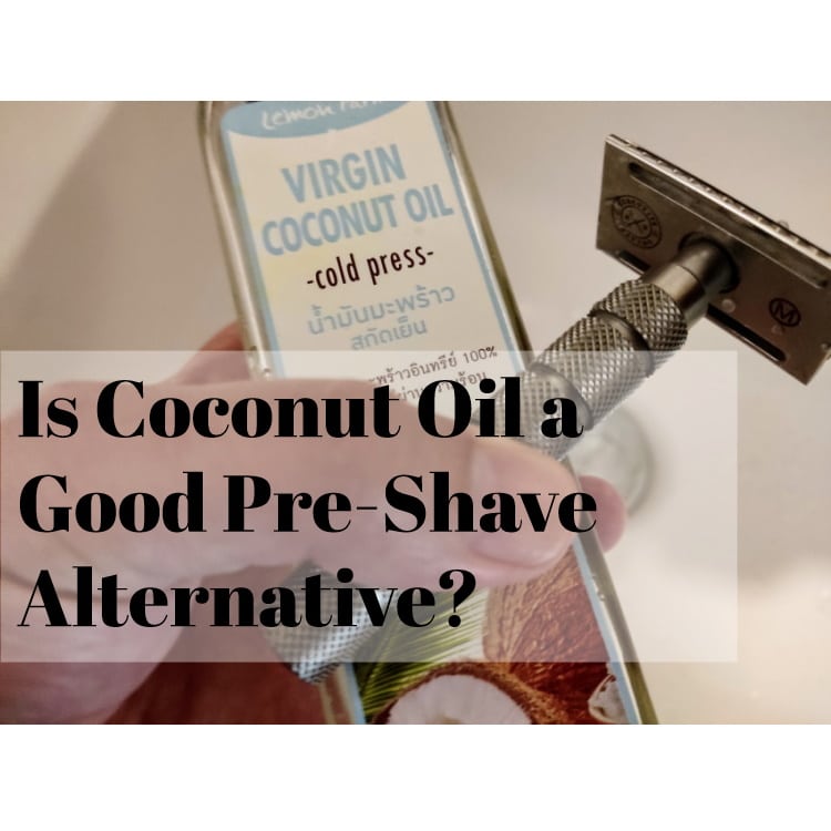 outlaw mild safety razor with coconut oil bottle picture