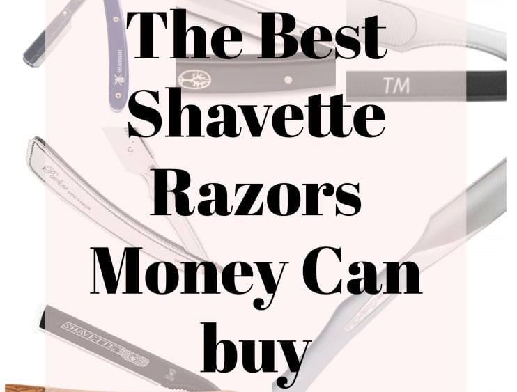 collage of a collection of the best shavette razors 