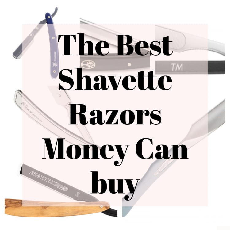 collage of a collection of the best shavette razors