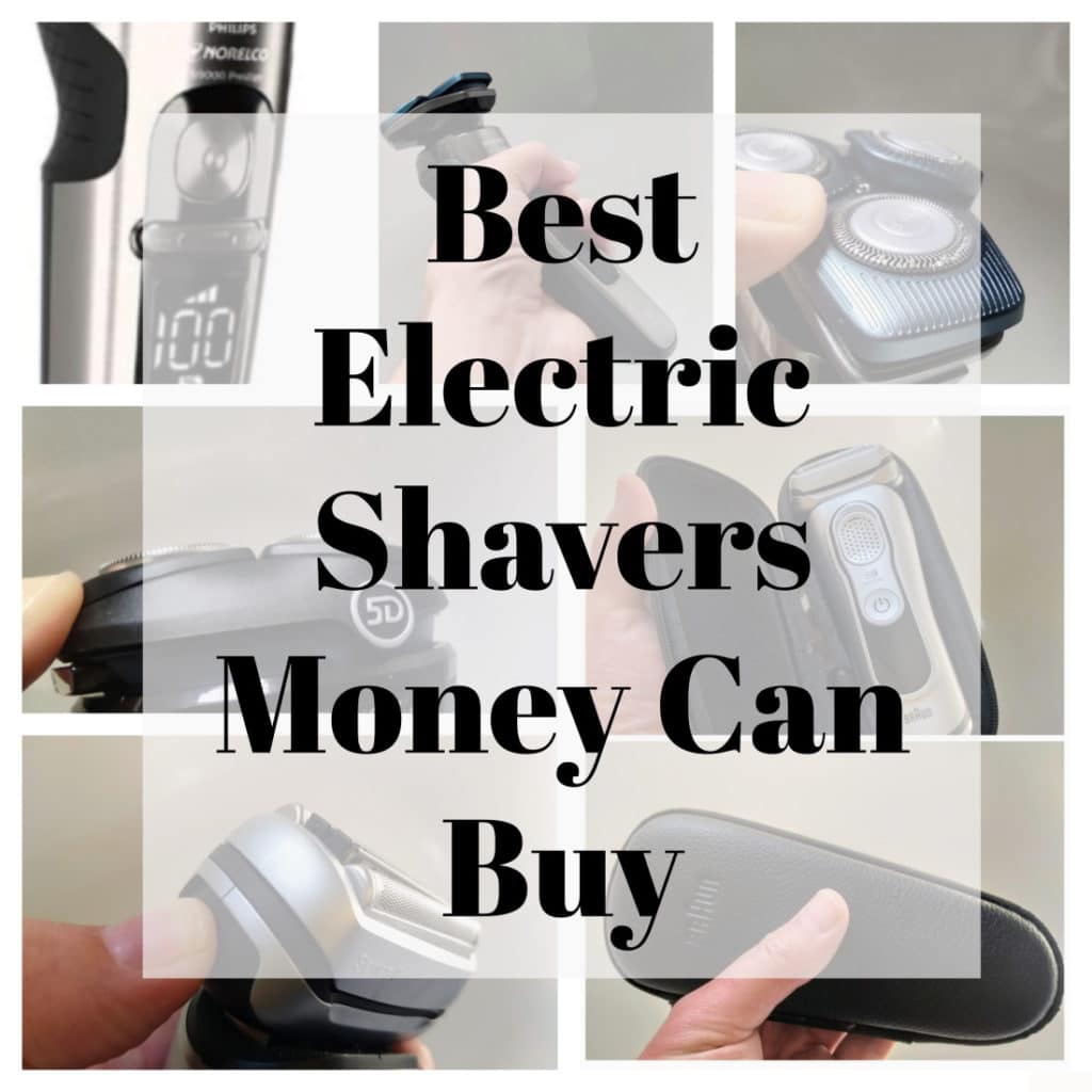 collage of the best electric shavers collection