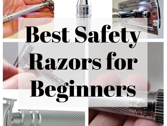 collage of the best safety razors for beginners collection