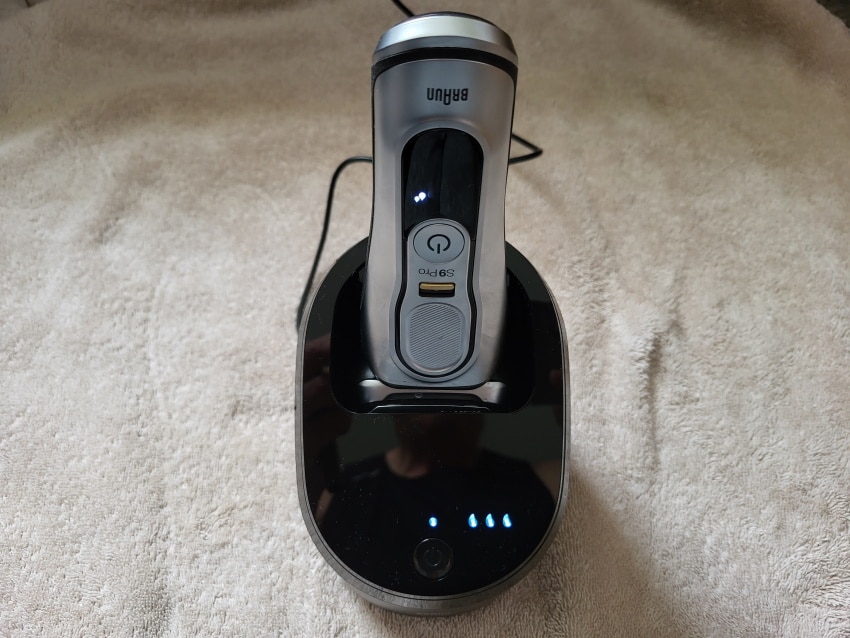 cleaning with the Braun Series 9 Pro CleanCare system
