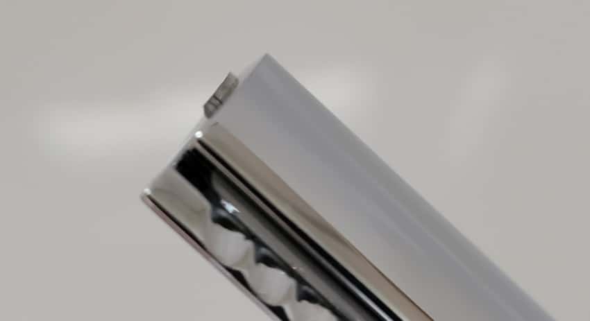 blade overhang on Muhle Hexagon Safety razor