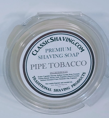 Classic Shaving Soap Company pipe tobacco soap in package