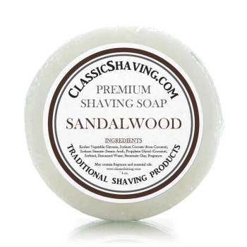 Classic Shaving Soap Company sandalwood soap
