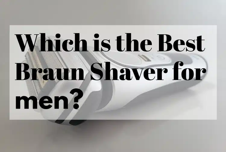 Braun Series 9 Pro shaver with text overlay