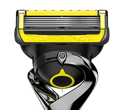 Gillette ProGlide Shield Power blade head and top section on white background