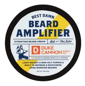 Best Damn Beard Amplifier tub view from above with white background