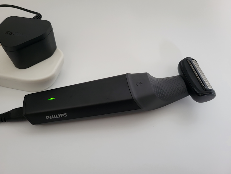 Philips Norelco Bodygroomer 3000 Series plugged in charging