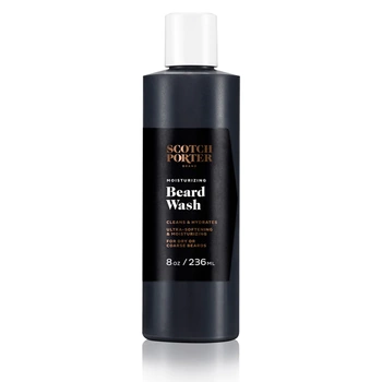 Scotch Porter Moisturizing Beard Wash bottle on white background