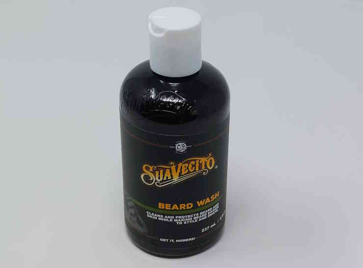 bottle of Suavecito Beard Wash
