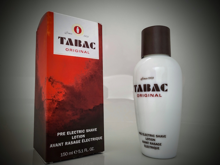 Tabac Pre-Electric Shave Lotion with its original box