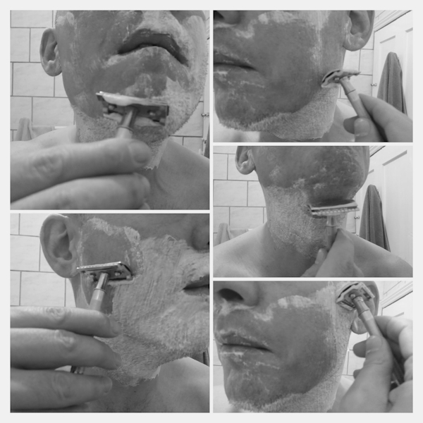 shaving with a Merkur 23c