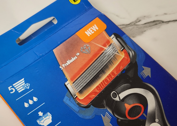 Gillette Proglide Power box displaying it is a new version