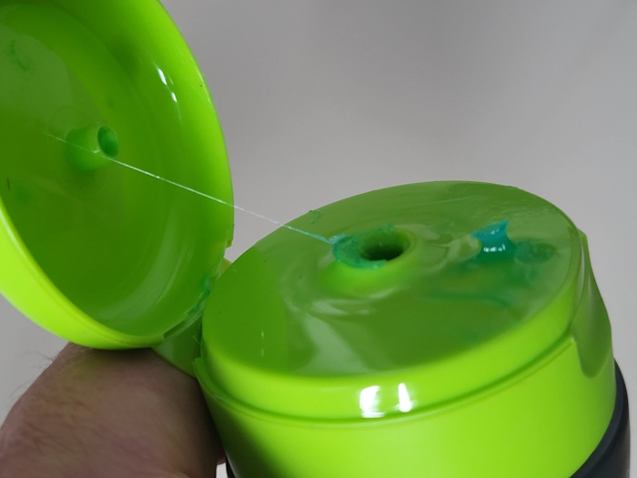 tube of King of Shaves Cooling Shave Gel top cap open and gel left over