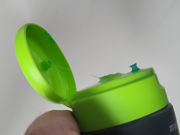 tube of King of Shaves Cooling Shave Gel top cap open