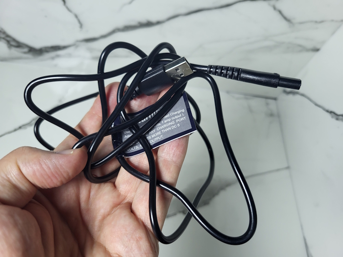 long USB charging cord for Pitbull GX5 head shaver