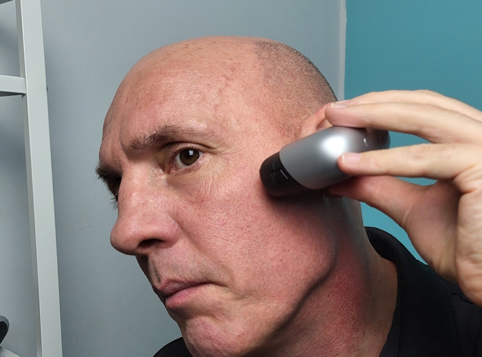 Shaving sideburns with Panasonic ES-CM3B