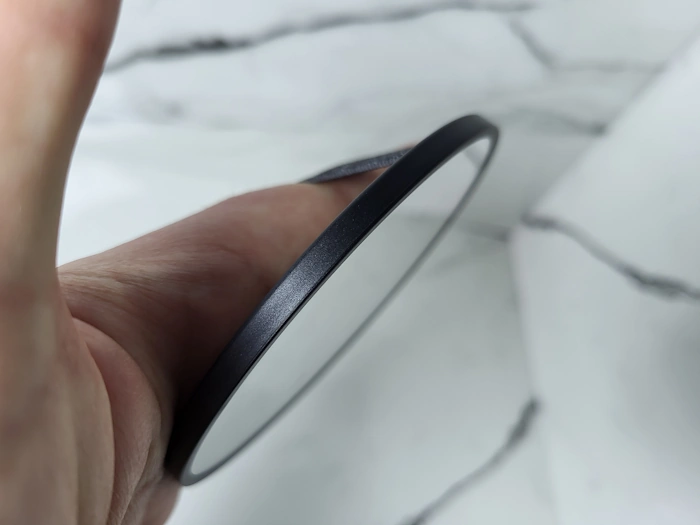 holding the Philips Head Shaver Pro 9000 mirror