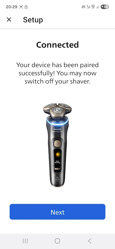 i9000 GroomTribe app display