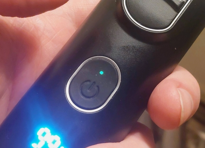 power button on Brio Beardscape V1 plus trimmer
