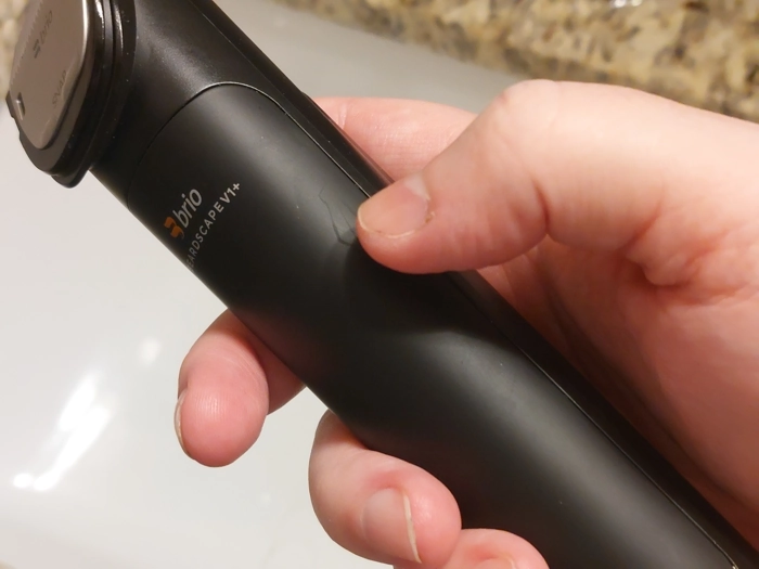 rubberized section on Brio Beardscape V1 Plus
